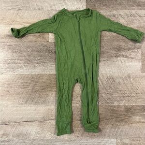 Kyte Green Zippered Romper